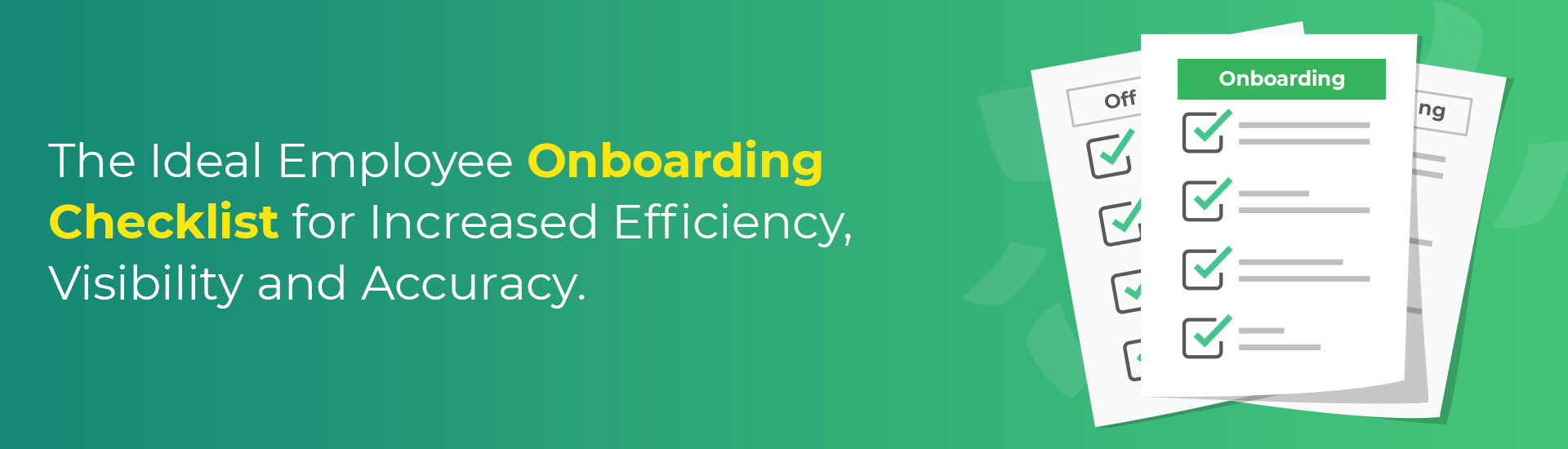 Employee onboarding checklist