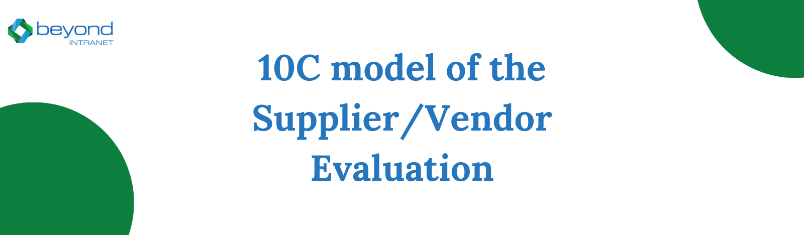 10C Supplier model - Bid Management