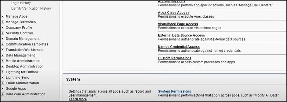 Configure System Permission