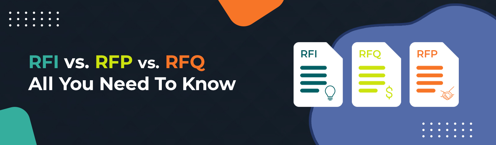 RFI vs RFP vs RFQ