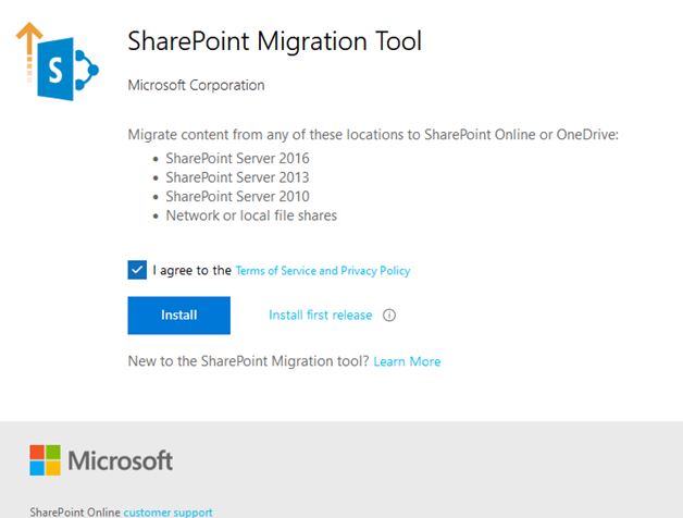SharePoint Migration Tool