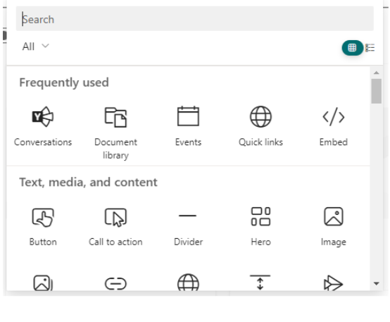 Adding Web Parts