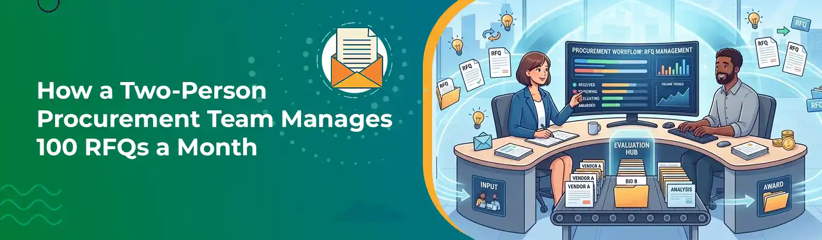 How a Two-Person Procurement Team Manages 100 RFQs a Month
