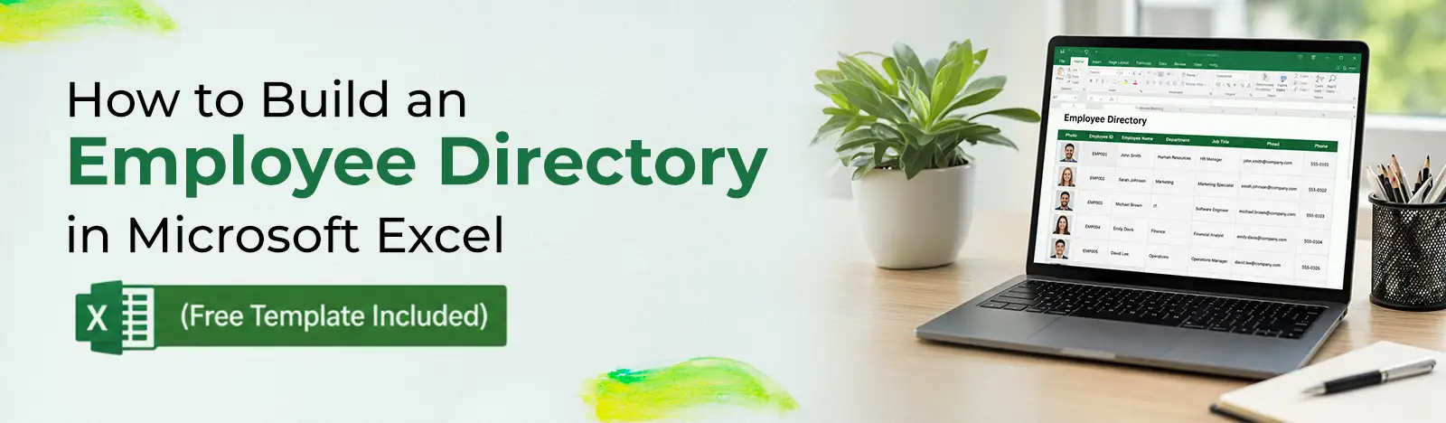How to Build an Employee Directory in Microsoft Excel (Free Template Included)