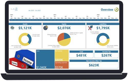 Gain new insights, and maximize profits with Financial dashboards