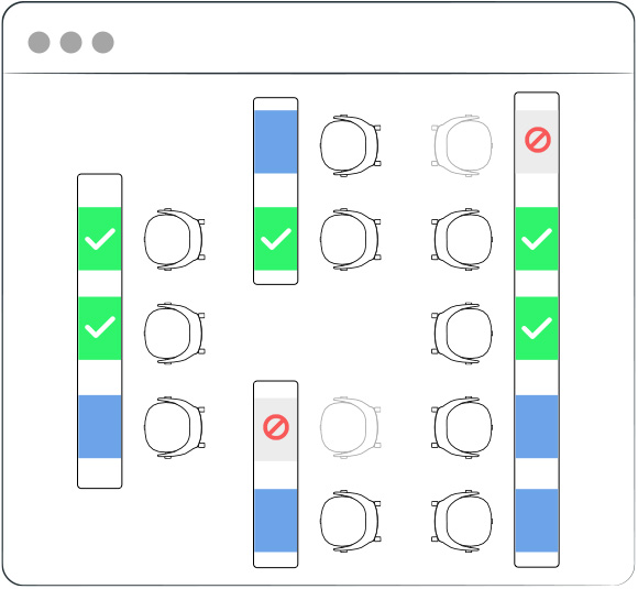 Efficient Seating Arrangements