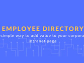 Employee Directory- A simple way to add value to your corporate intranet page
