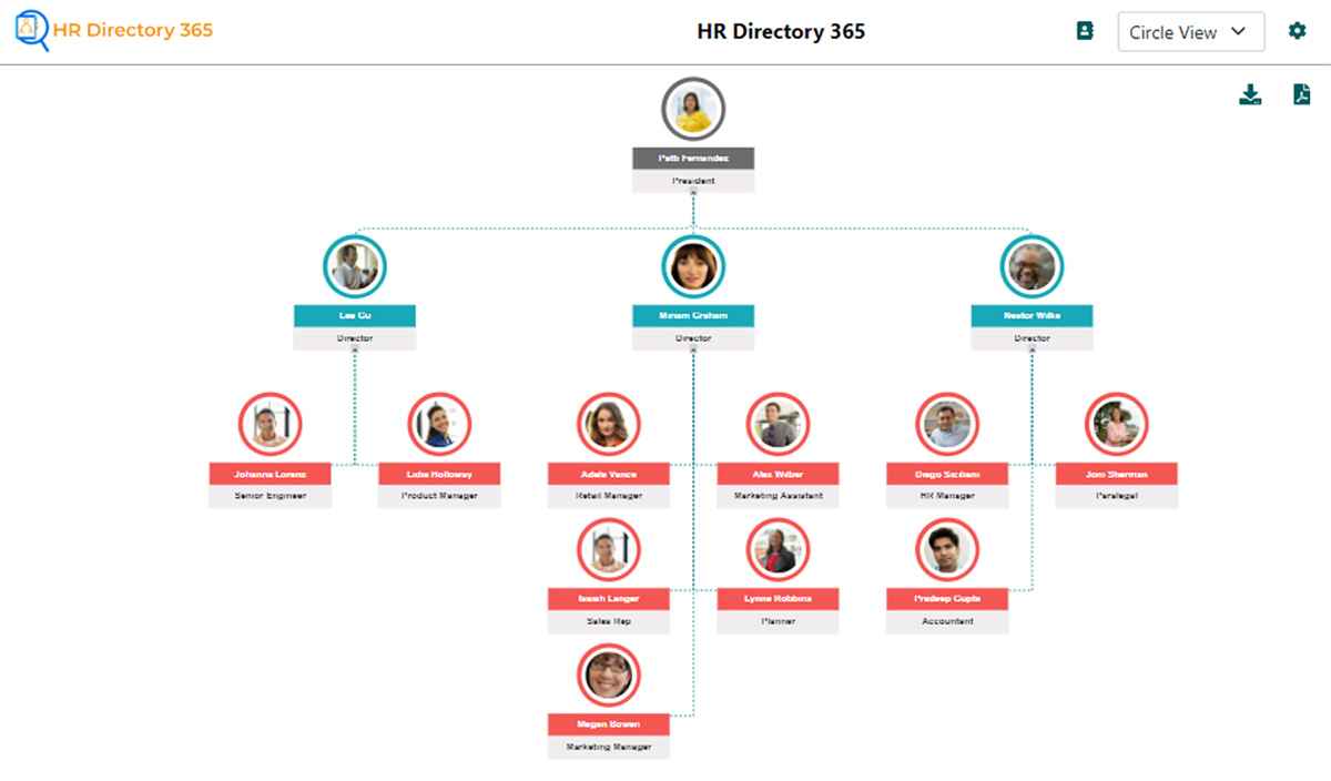 Organization Chart Flowchart 1