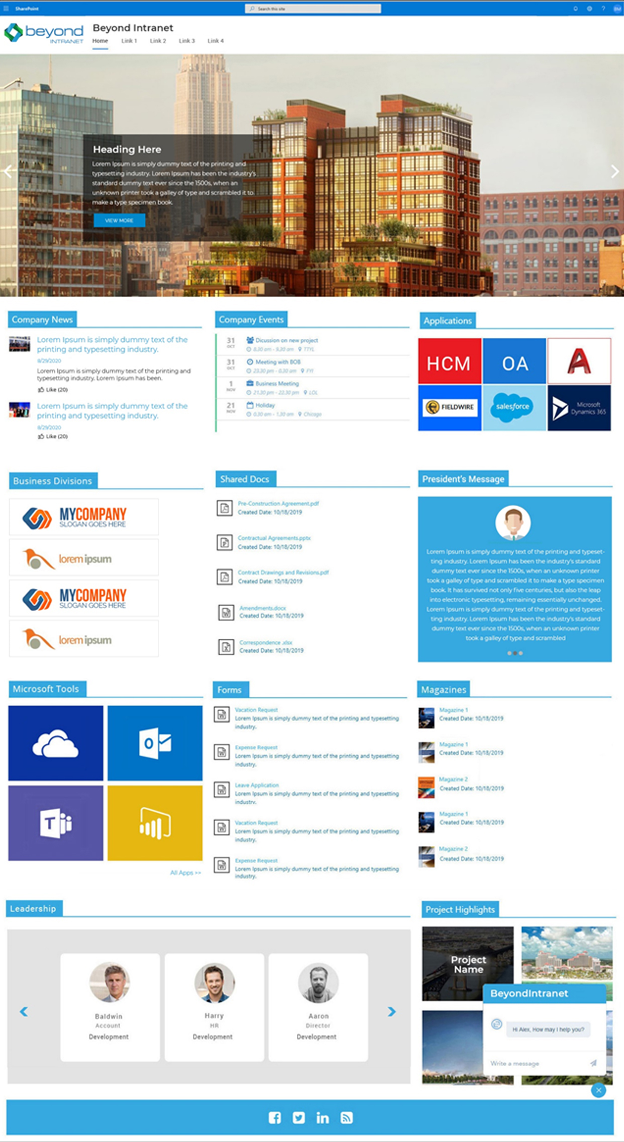 SharePoint Intranet Design & Development