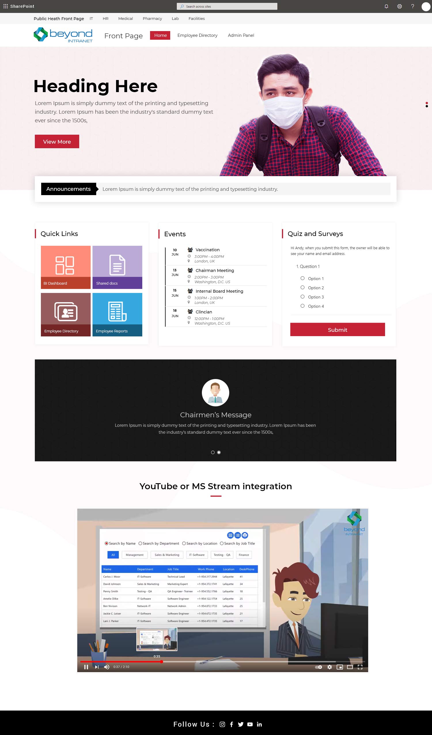 SharePoint Intranet Design & Development