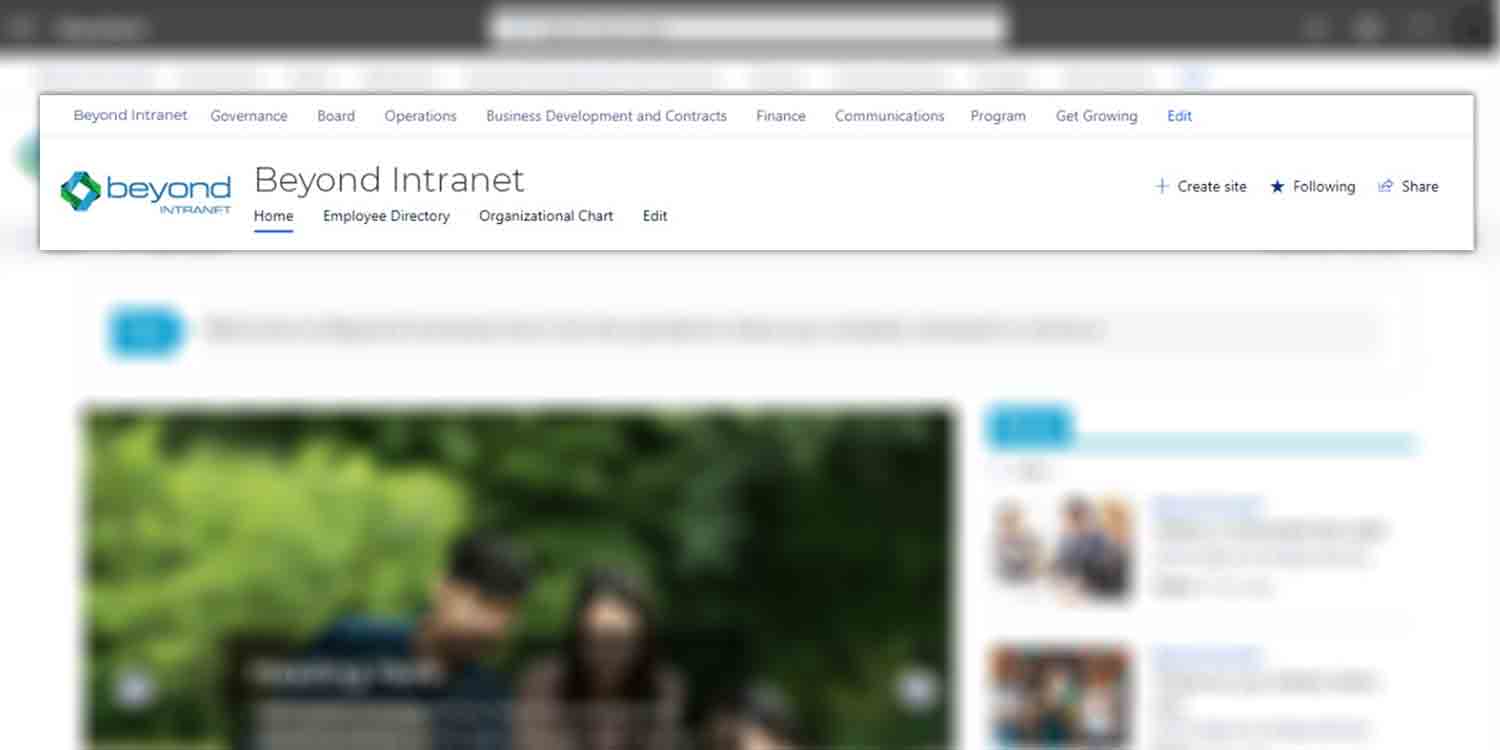 nonprofits Sharepoint Intranet Portal